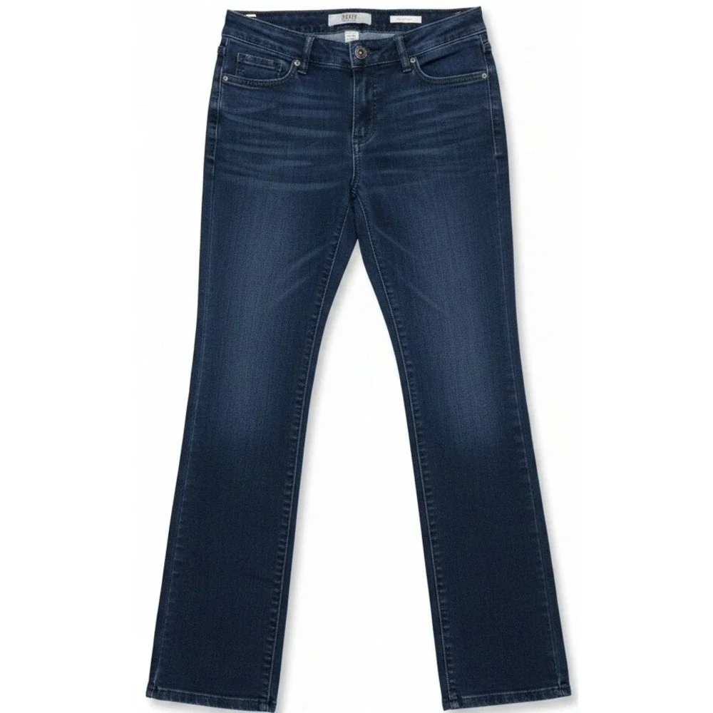 Vintage‎ America Blues Boho Straight Jeans Women's 2R 26 Dark Wash Stretch Denim